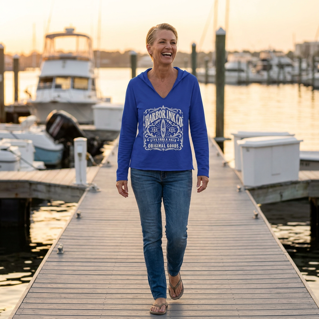 Women’s Original Goods V-Neck Hoodie