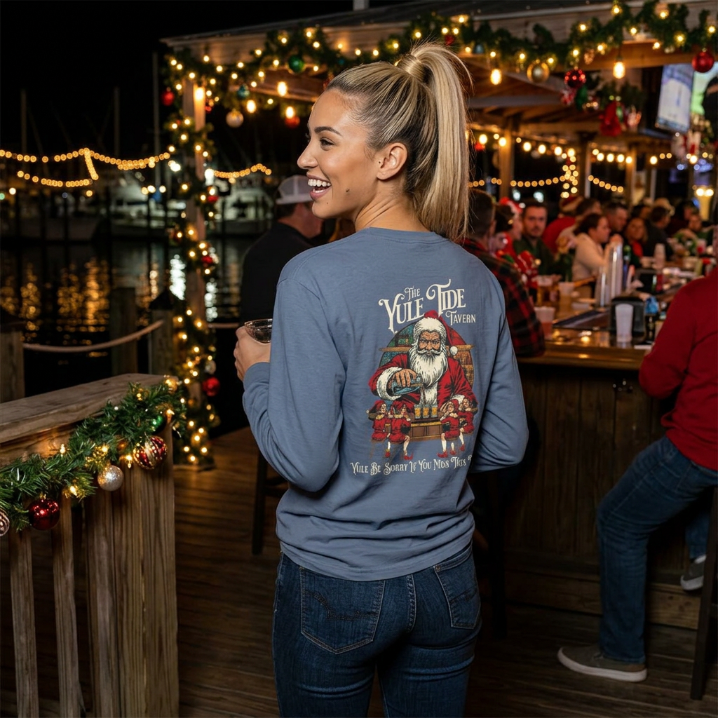 Yule Tide Tavern Unisex Long Sleeve Tee