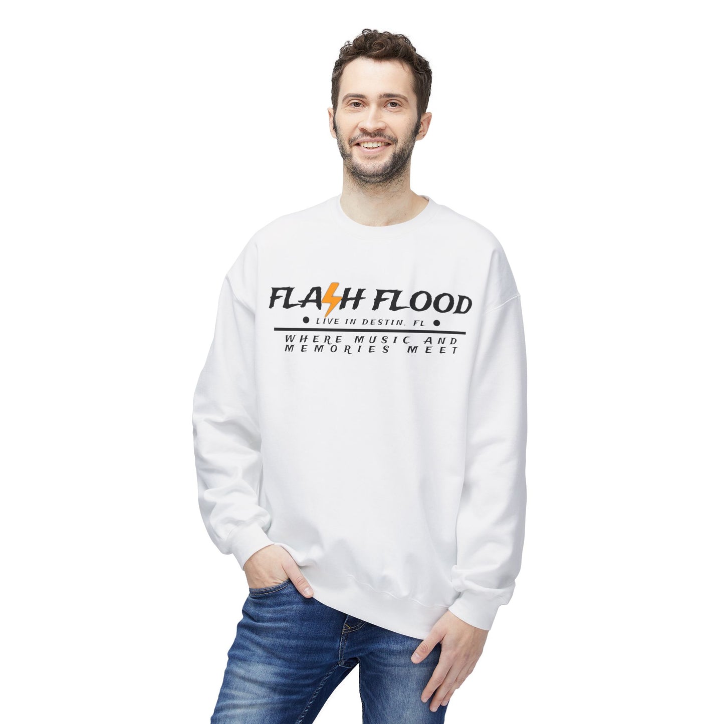 Flash Flood - Snowbird State of Mind - Fleece Crewneck Sweatshirt
