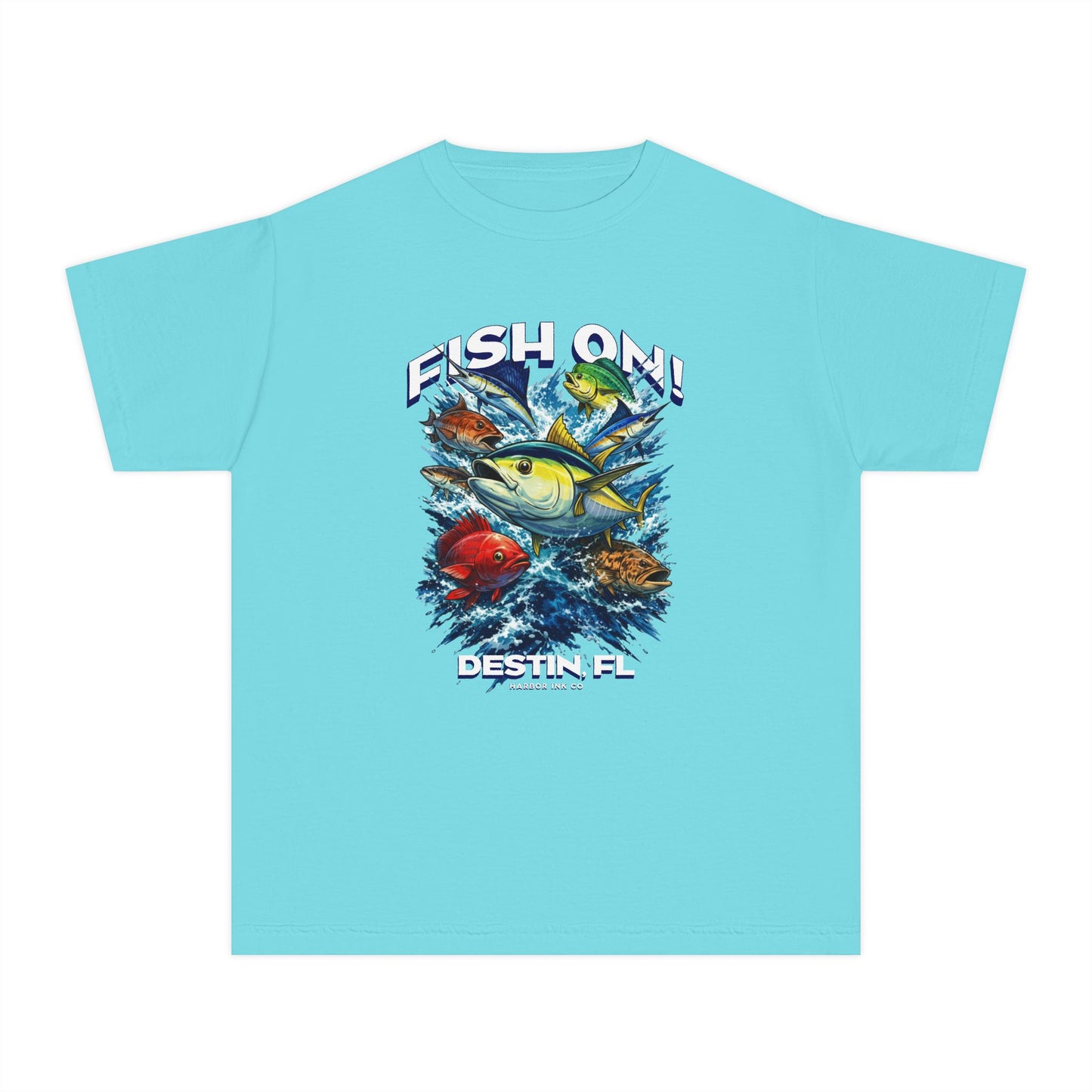 Fish Frenzy – Youth Coastal Tee