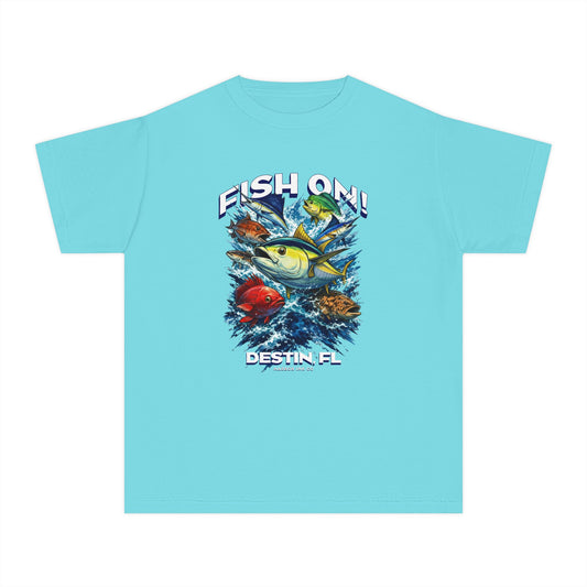 Fish Frenzy – Youth Coastal Tee