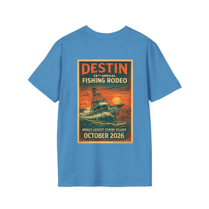 Hooked on the Horizon – Destin Fishing Rodeo 2026 Tee