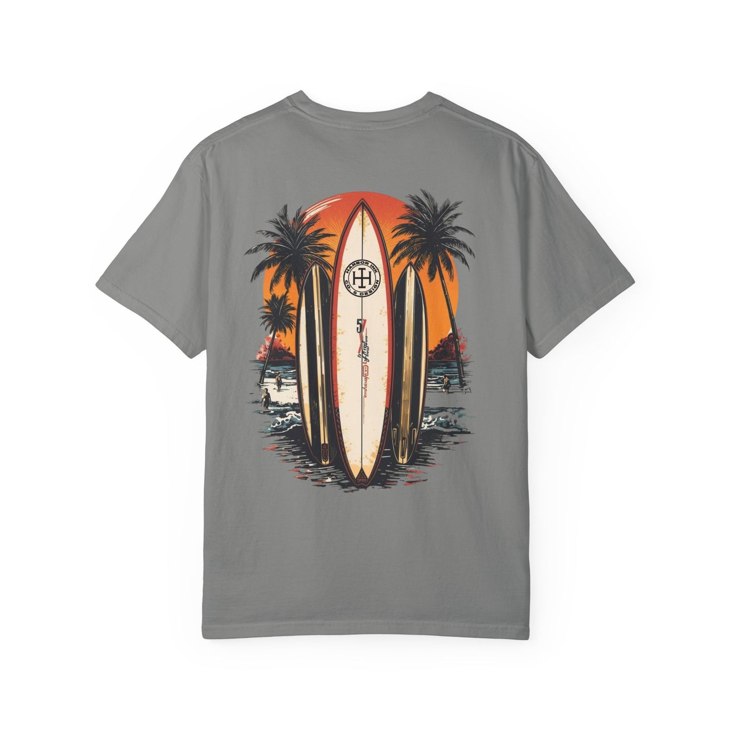 Sunset Surfboards Tee - Harbor Ink Co. & Design