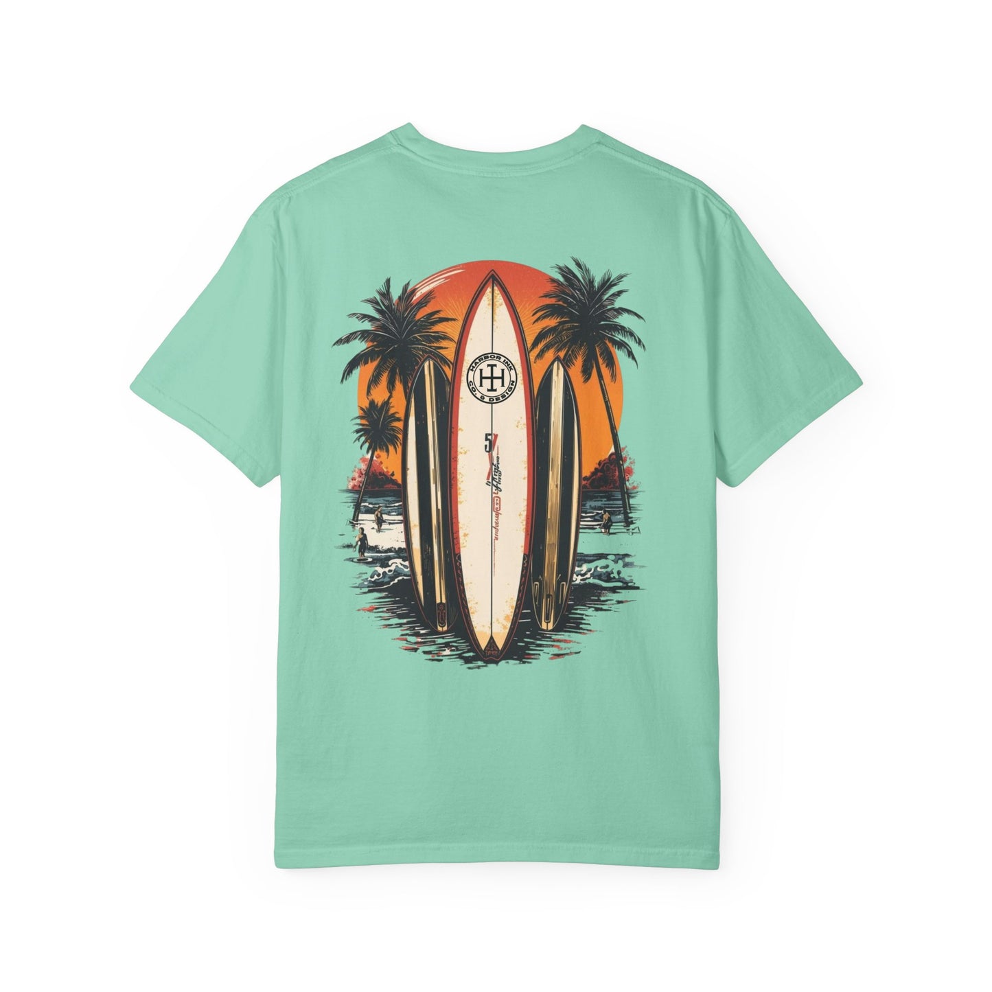 Sunset Surfboards Tee - Harbor Ink Co. & Design
