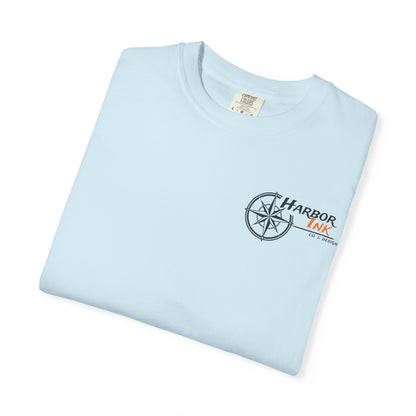 Hooked on the Horizon – Charter Boat Tee – Harbor Ink Co & Design