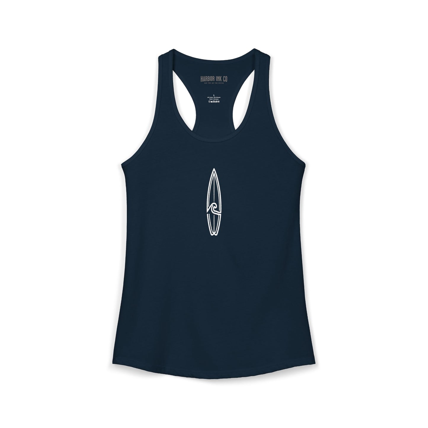 Longboard Logo Racerback Tank