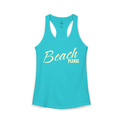 Beach Please – Women’s Ideal Racerback Tank