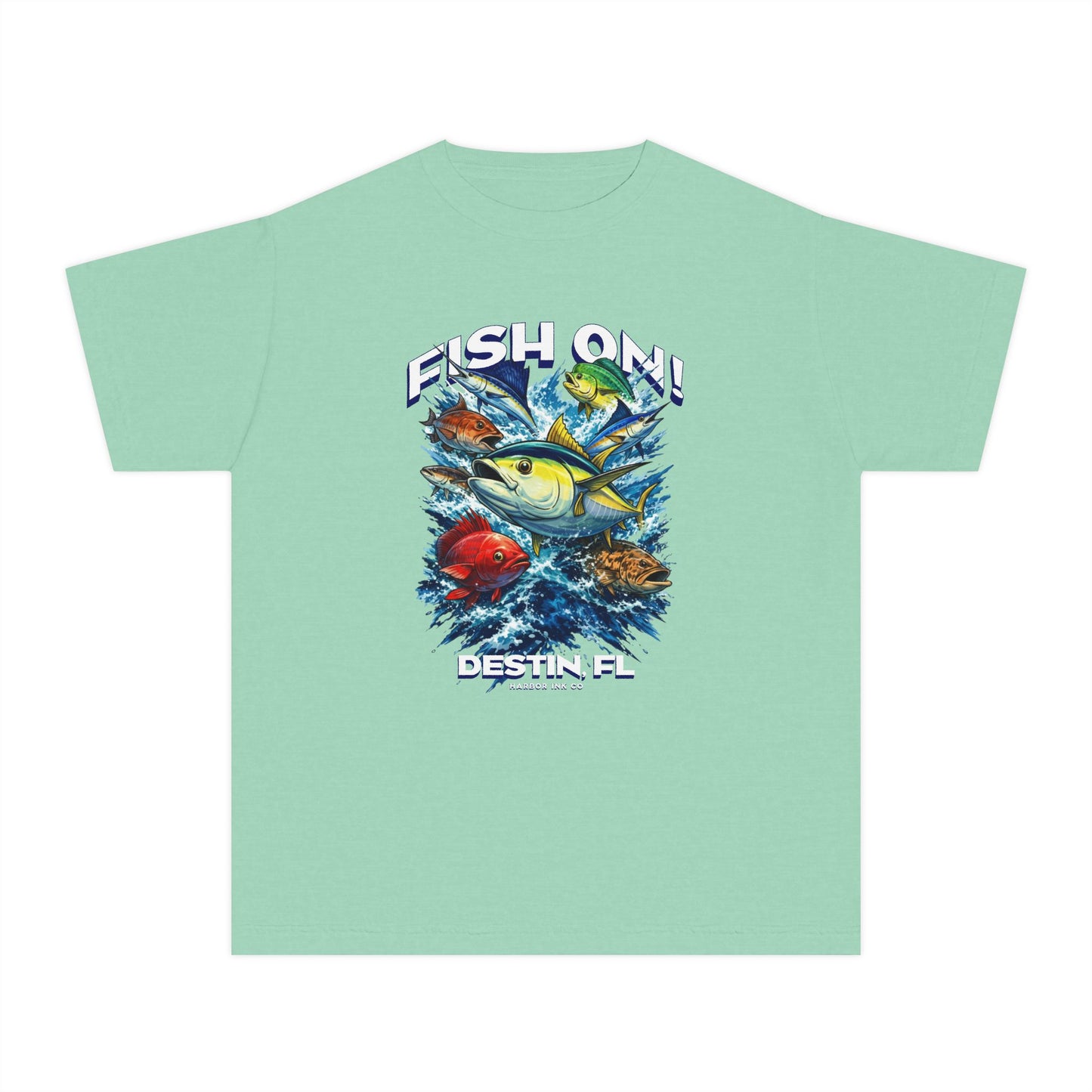 Fish Frenzy – Youth Coastal Tee