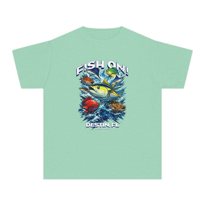 Fish Frenzy – Youth Coastal Tee