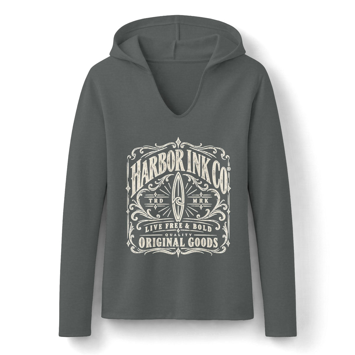 Women’s Original Goods V-Neck Hoodie