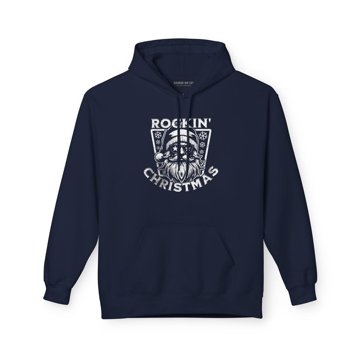 Rockin' Christmas Unisex Midweight Softstyle Fleece Hoodie