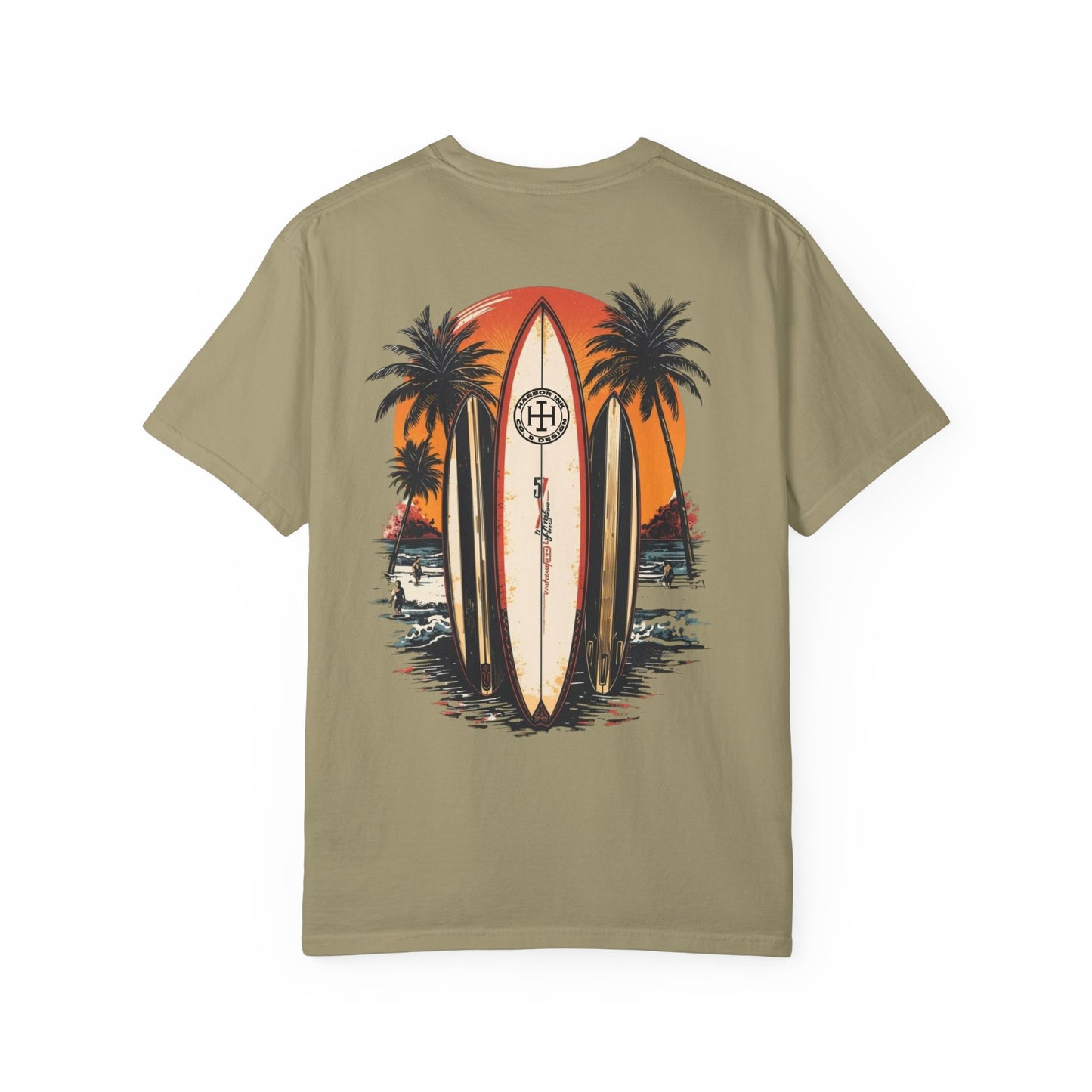 Sunset Surfboards Tee - Harbor Ink Co. & Design