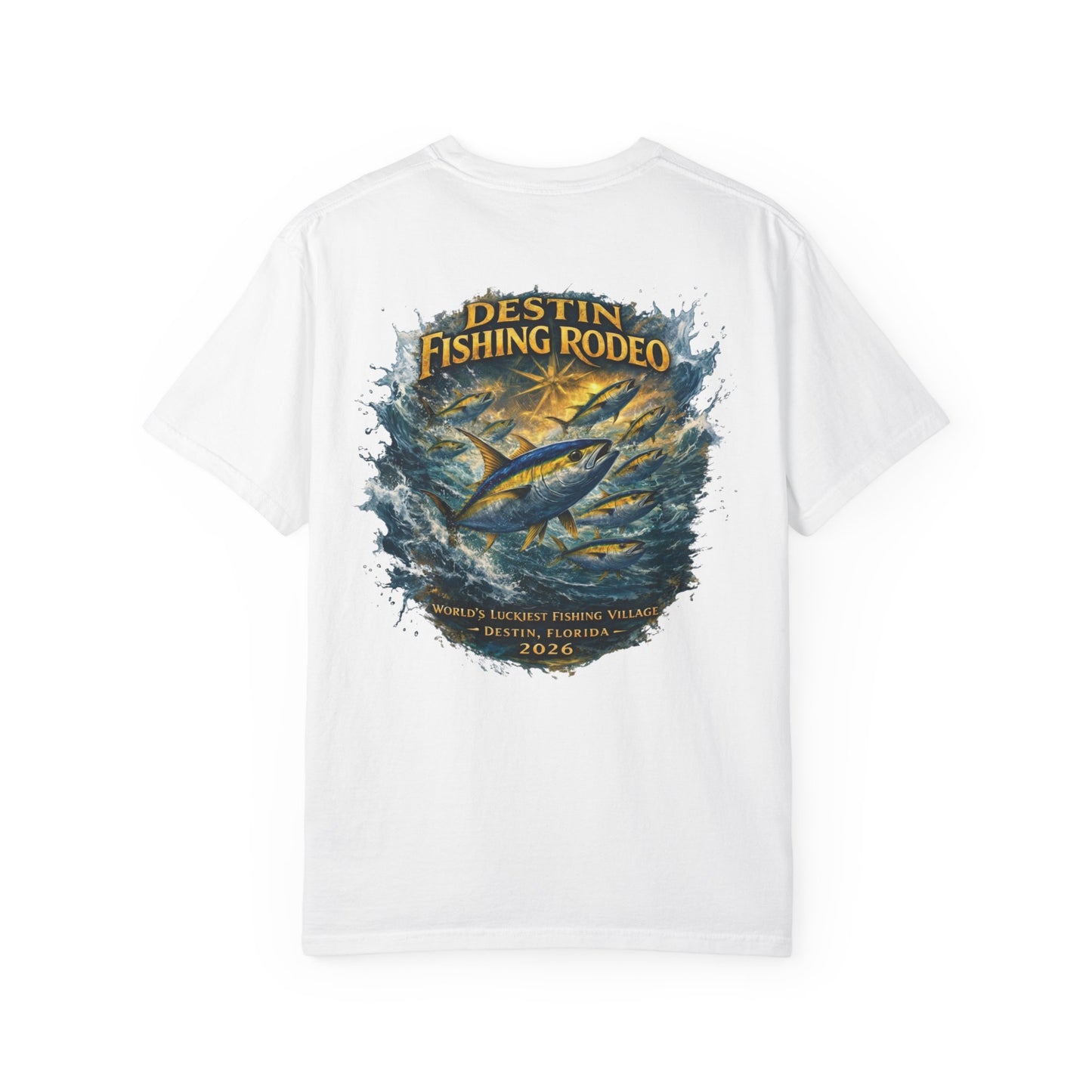 Yellowfin Frenzy – Destin Fishing Rodeo 2026 Tee