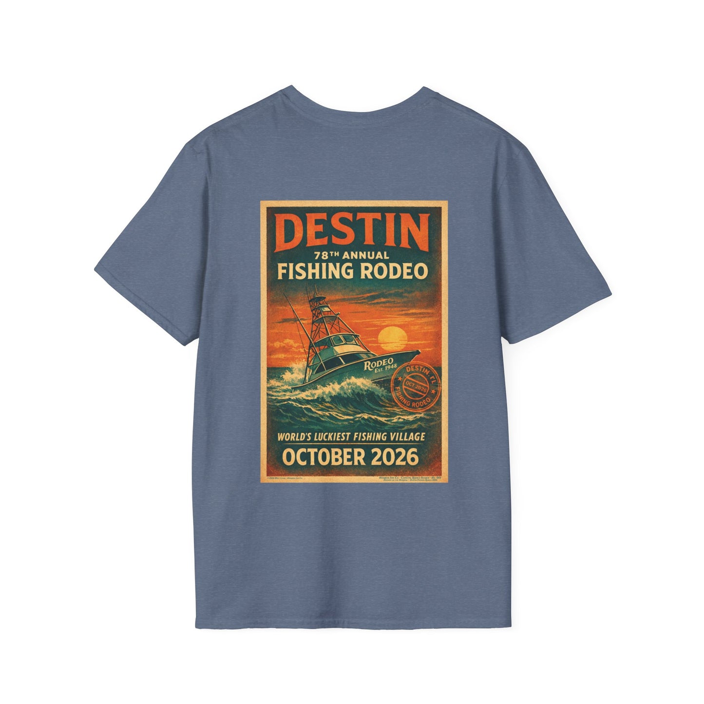 Hooked on the Horizon – Destin Fishing Rodeo 2026 Tee