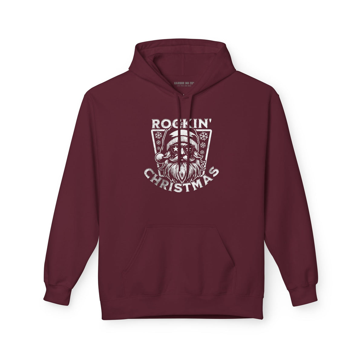 Rockin' Christmas Unisex Midweight Softstyle Fleece Hoodie