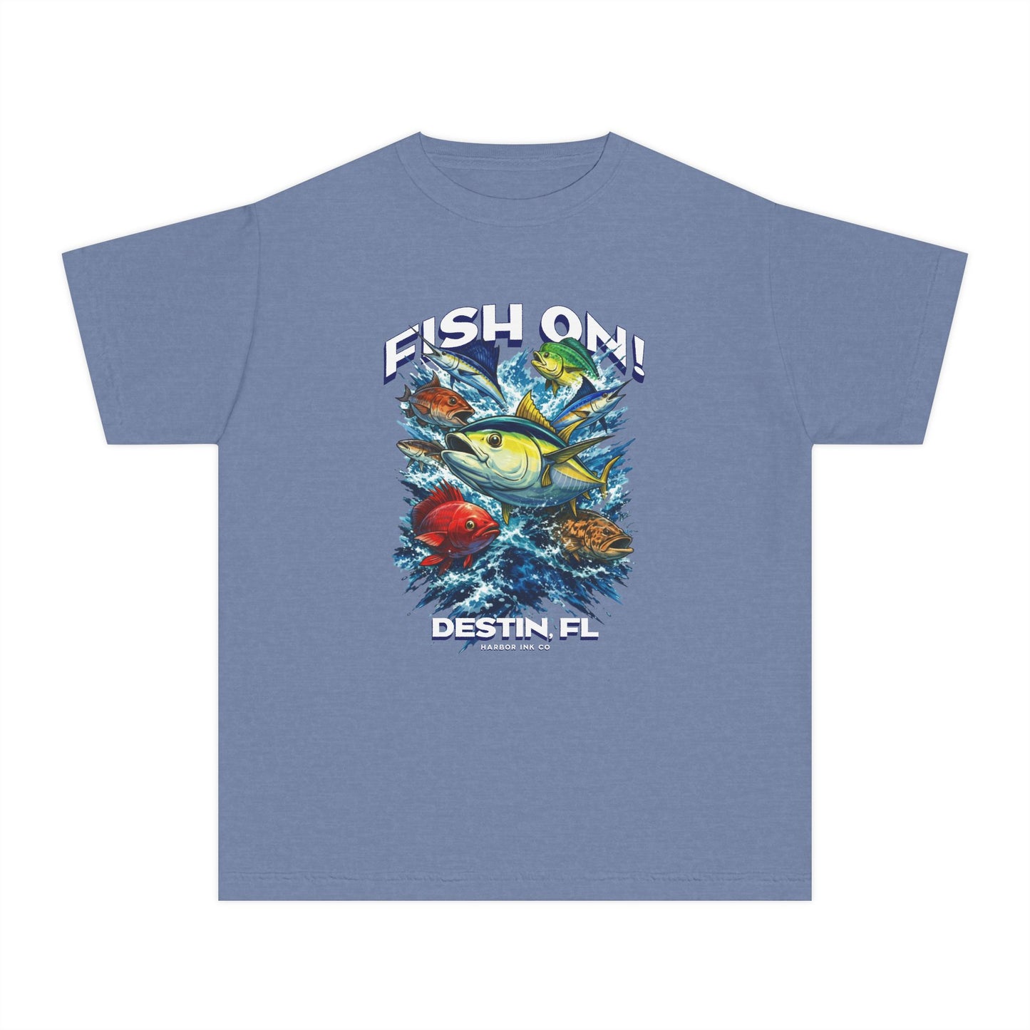 Fish Frenzy – Youth Coastal Tee