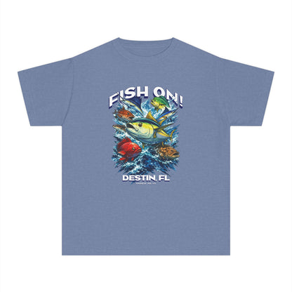 Fish Frenzy – Youth Coastal Tee