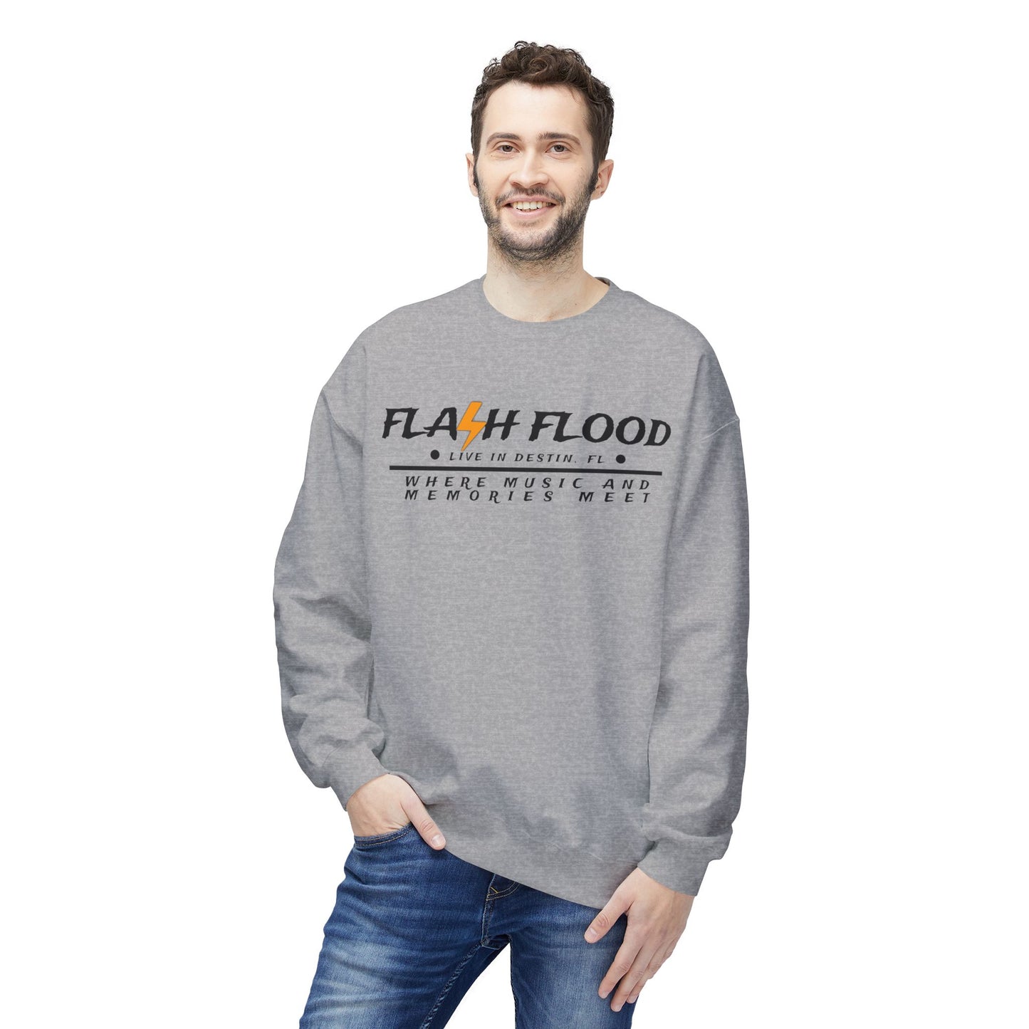 Flash Flood - Snowbird State of Mind - Fleece Crewneck Sweatshirt