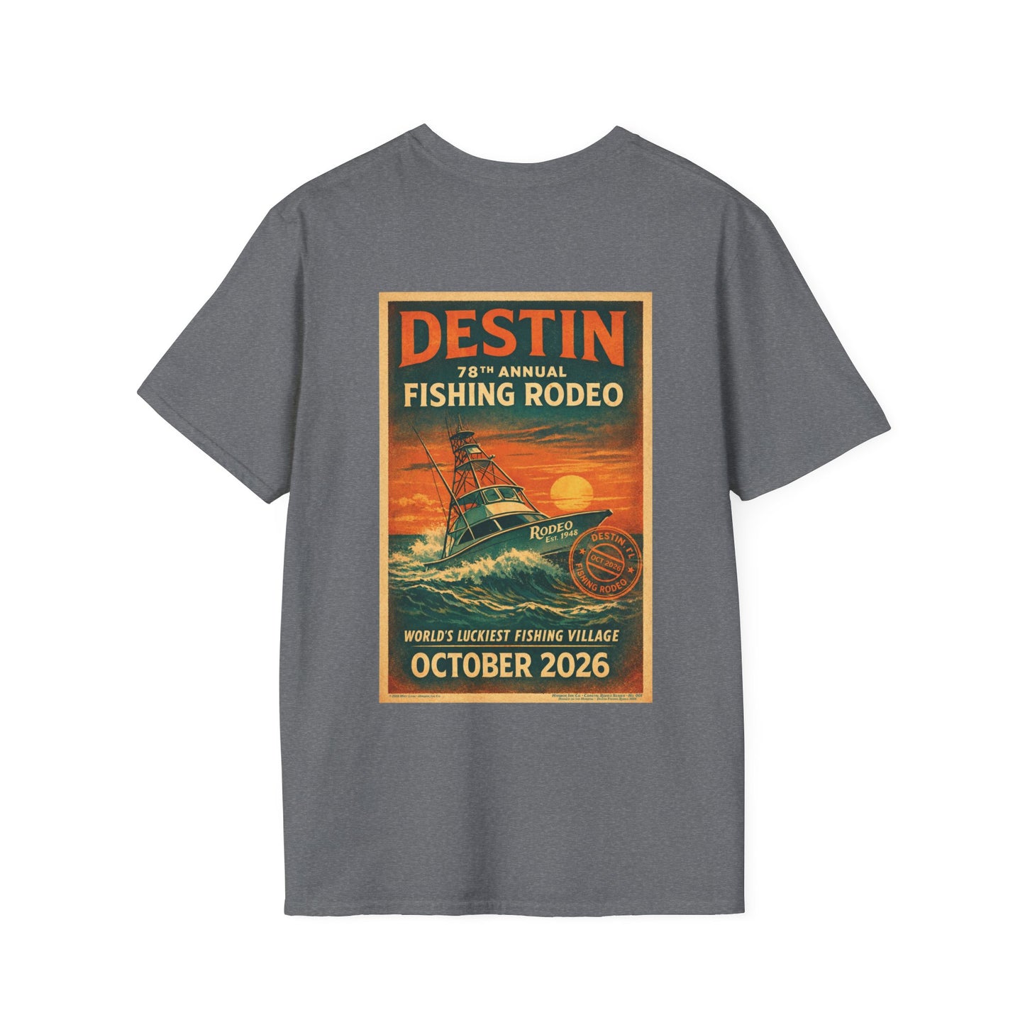 Hooked on the Horizon – Destin Fishing Rodeo 2026 Tee