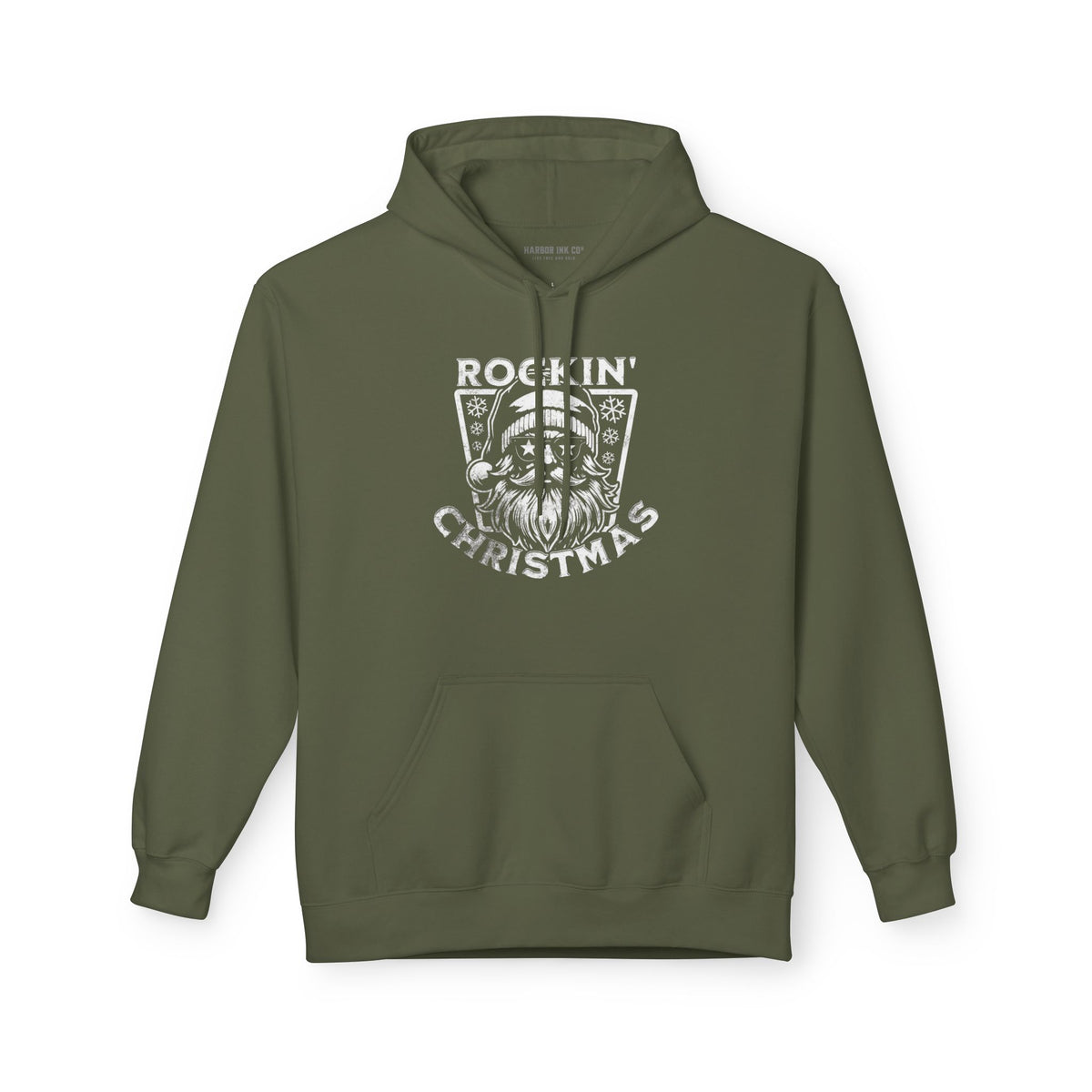Rockin' Christmas Unisex Midweight Softstyle Fleece Hoodie