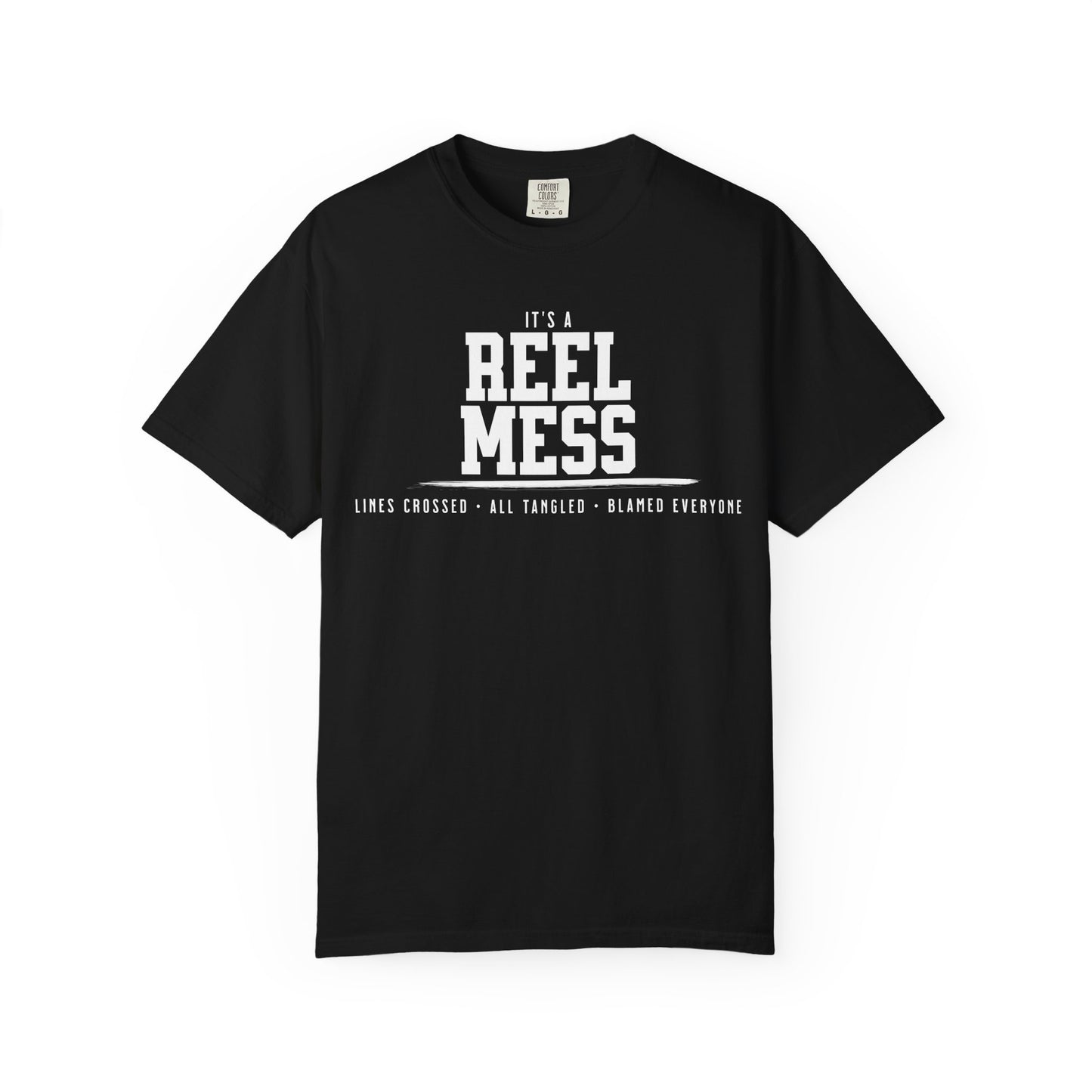 Reel Mess Tee - Lines Crossed