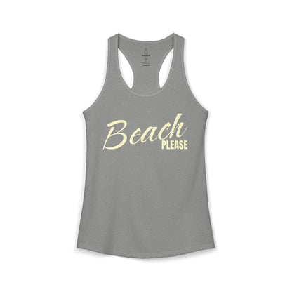 Beach Please – Women’s Ideal Racerback Tank
