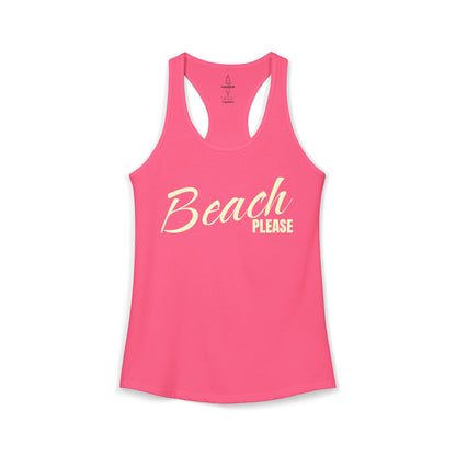Beach Please – Women’s Ideal Racerback Tank